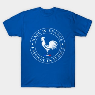 MADE IN FRANCE Gallic Rooster Two Stars T-Shirt